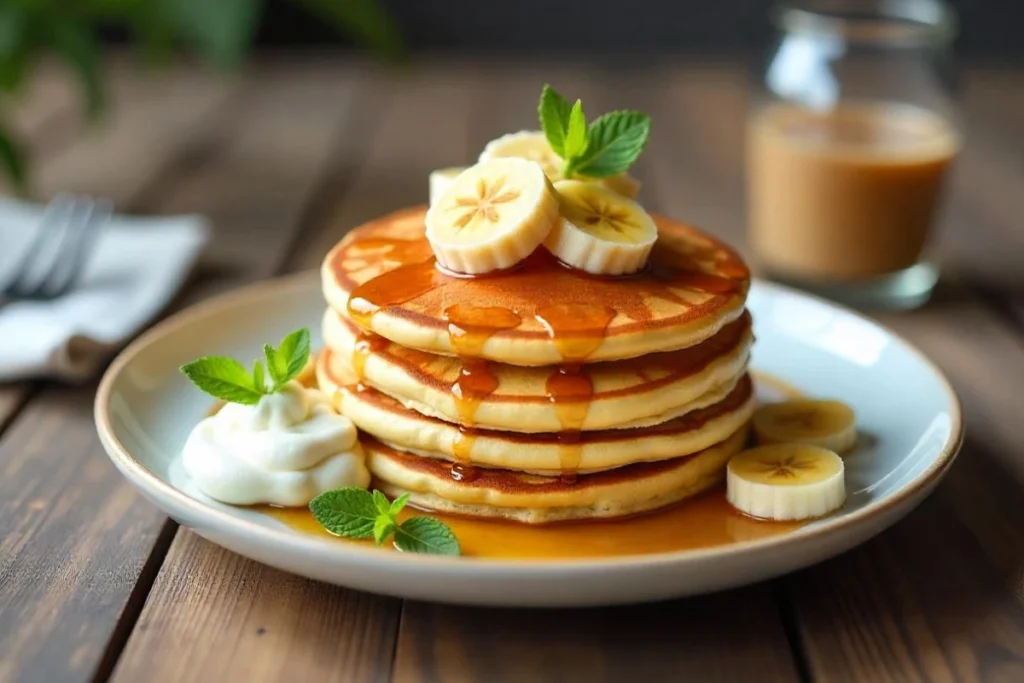 Bananas Foster Pancakes