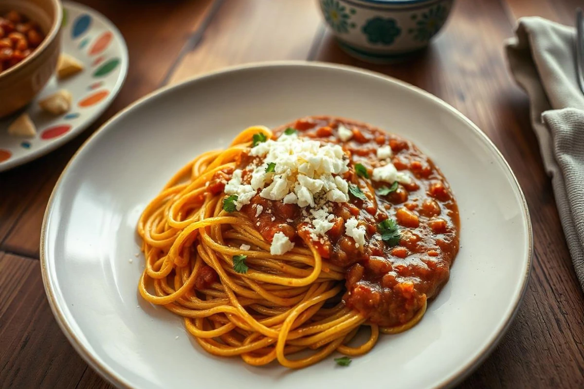 Mexican Spaghetti Recipe